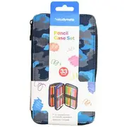Studymate Pencil Case Set Camo 32 Piece