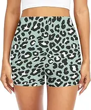 [GuoChe] Underwear Bikini Bottoms Bathing Trunks with Liner Underwear Swimwear Bikini for Teens Girls Women Leopard Animal Skin