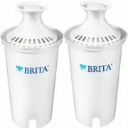 2 SEALED Brita Water Pitcher Standard Replacement Filters Reduce Contaminants