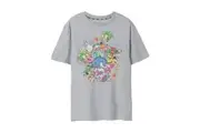 Sonic The Hedgehog Mens Psychedelic T-Shirt (Grey Marl) (XXL)