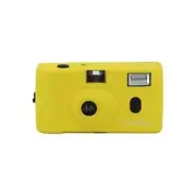 YASHICA MF-1 Snapshot Art Toy Camera 35mm Film Yellow Color 31 Wide Lens Manual