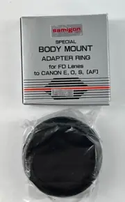 New Saigon Body Mount Adapter Ring For FD Lens Canon E, O, S, AF C100