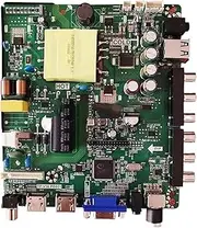 TV LCD 3in1 Driver Board Screen Controller Board with Remote，Compatible for LED，TP. V56. PB801 / SKR. 801(1pcs)
