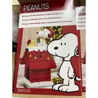 在飛比找蝦皮購物優惠-好市多 史努比 Snoopy 聖誕紅色小屋  LED燈具 聖