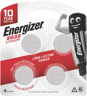 Energizer Lithium Coin CR2032 4PK