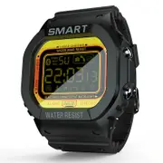 1.21 Inch Fstn Lcd Screen 50M Waterproof Smart Watch Support Information Reminder / Remote Camera / Sport Record Black