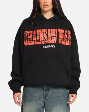[GOAT CREW] Goat Crew X Chainsaw Man Premium Hoodie Black - Size 3XL 3XL Black