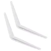 2 Pcs Wall Shelf Brackets Metal Angle Bracket Steel Corner Angle Bracket