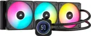 Corsair Icue H170I Elite LCD XT IPS LCD Screen Liquid CPU Cooler with Black AF14