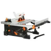 WEN Benchtop Jobsite Table Saw 11-Amp Compact Adjustable Black, Blade Guard