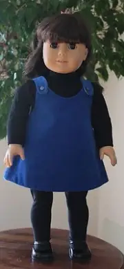 Jumper, Tights & Turtle-Neck Sewing Pattern Fits 18" American Girl Doll #47
