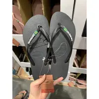 在飛比找蝦皮購物優惠-Havaianas哈瓦仕巴西國旗女夾腳拖鞋 巴西尺寸37/3