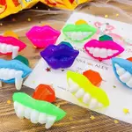 網紅怪嘴糖 齙牙糖 嘴唇糖 牙齒糖 兒童創意搞怪齙牙造型果味糖果