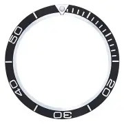 Omega Planet Ocean Black Bezel inlay compatible with 38.10 X 30.70 MM NEW