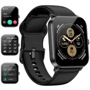 Smart Watch, Smartwatches for Men Women, 1.85" HD Fitness Tracker (Answer/Mak...