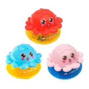 Bath Toy with Light Baby Bathtub Toy Octopus-shape Sprinkler Toy Bathing