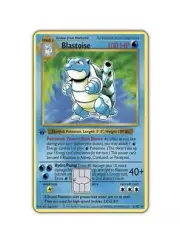 Blastoise 1st Edition Credit Debit Card Skin Decal Small Chip Not Holo
