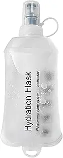 Running Soft Flask - Soft TPU Hydration Flask, Food Grade Flexible Flask - Water Bottle for Running Vest, Hiking Water Bag, Folding Water Bottles for Outdoor Sports Travel