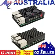 Case for Raspberry Pi 3 Model B B+ Aluminum Enclosure with w/ Dual Cooling Fan