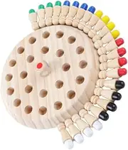 Vaguelly 1 Set of Kids Wooden Toy Memory Chess Game Toy Color Matching Plaything