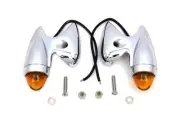 Gunner Style Marker Lamp Set for Harley Davidson 1941-1957 FL by V-Twin