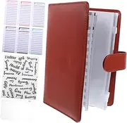 CANIGHT 1 Set Budget Binder with Removable Notepad Loose Leaf Design for Expense Tracking and Savings Planning Portable Organizer for Home Office and School
