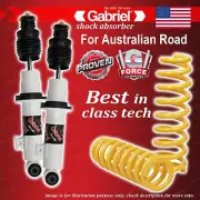 Front Gabriel Ultra Plus Shocks + Raised 50-100KG Coils for Mitsubishi Triton MQ (for: Mitsubishi)