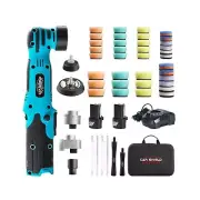 Mini Polisher, 1.2/2 Inch Mini Buffer Polisher with 2pcs 12V 2.0Ah Batteries,...