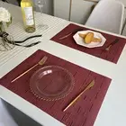 1 Set Table Mats Durable Heat-resistant Home Hotel Restaurant Dining Table Mat