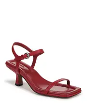 Vince Women's Coco Square Toe Kitten Heel Sandals 11