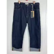 One Teaspoon Men's Organic Raw Bandit Jean Dark Wash Size 34 NWT