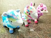New Rainbow Alpacasso Alpaca Llama Arpakasso Plush Toy Doll Tie Dye Cute Kawaii