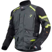 Madagasca-R Black Grey Yellow Motorcycle Textile Jacket