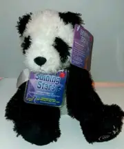 Russ Shining Stars Soft Panda Bear 7" Plush Stuffed Animal Toy