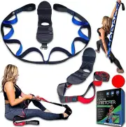 Fascia Stretcher Yoga Stretching Strap, Nylon Strap Exercise Band for Physical
