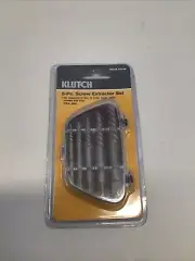 Klutch 5 Pc Screw Extractor Set