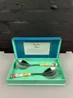 Spode Maui Salad Servers Set Boxed New