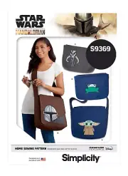 Simplicity Sewing Pattern Messenger Bags and Laptop Sleeves - S9369