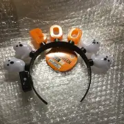 Halloween Light-up Headband , Boo & Ghosts, NEW WITH TAG Remove Tab To Turn On