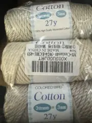 Colorbird Cotton 3 Strands= 3mm 27y