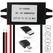 DC-DC Buck Converter Module DC 12V/24V to DC 5V Step Down Module gukoe