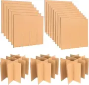 YOTINO 3 Sets Moving Box Glasses Divider Kits for Moving, Wine 3
