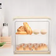 Coffee Containers Loaf Boxes Double Layer Bread Compact Saver Light