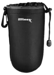 Neoprene Soft DSLR Camera Lens Pouch Protector Bag Case (4 Sizes) by ULTIMAXX