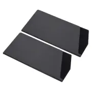 2Pcs ABS Kitchen Knife Sheath Cover Sleeves for 7" Chopping Knife Cleaver, Black