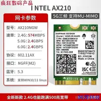 在飛比找Yahoo!奇摩拍賣優惠-安東科技【】intel AX210/AX200/8265/9