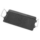 Wildtrak BLK 52cm Reversible Cast Iron BBQ Plate Griddle For 3BR Stove Cookware