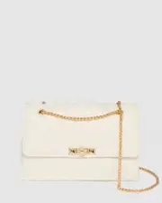 Ivory Zion Arrow Crossbody Bag