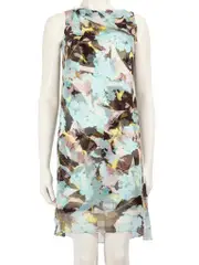 Sleeveless Abstract Pattern Dress