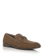 Ferragamo Men's Foster Suede Gancini Loafers